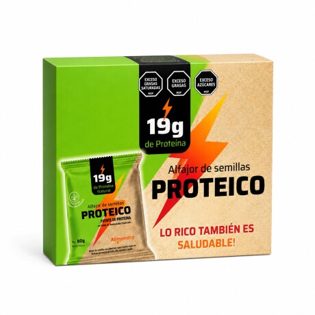 ALFAJOR ALIMENDRA PROTEICO X 8 UNIDADES 001
