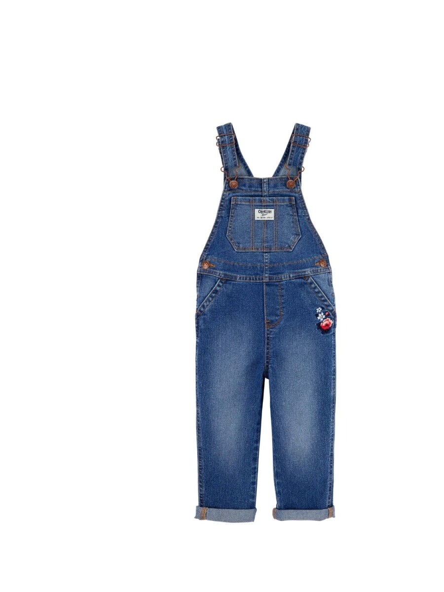 Enterito Oshkosh Jean con Bordado Toddler - AZUL 