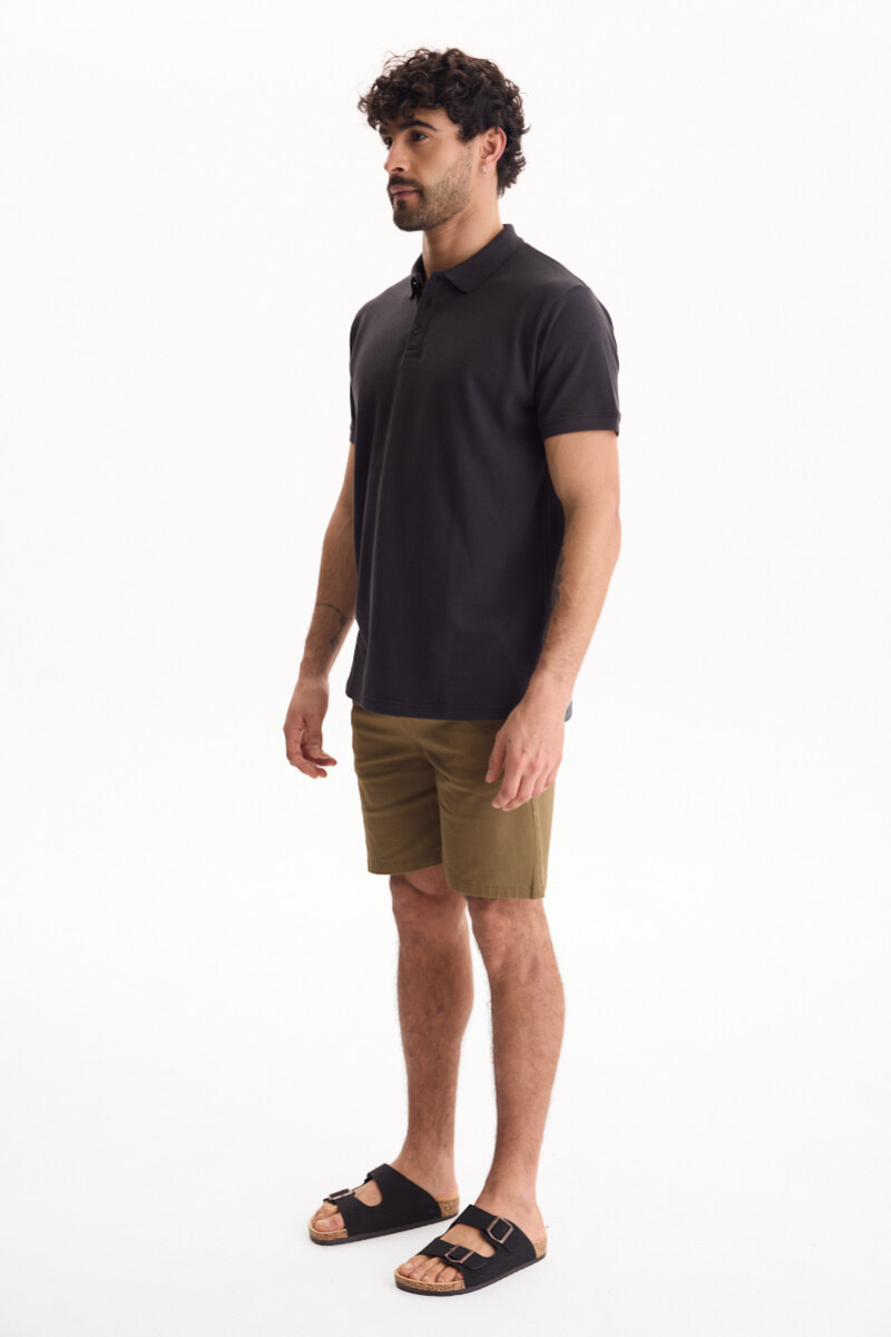 Remera Polo Viper Negro