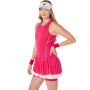Vestido Tenis Match Dress Mujer Bright Rose