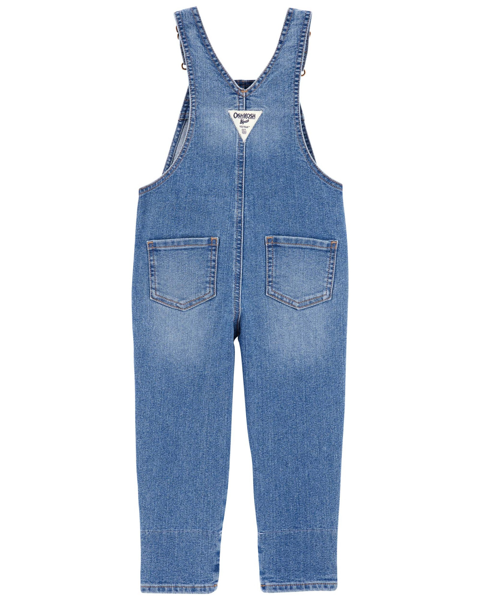 Enterito jean elastizado con forro floral. Talles 2-5T Enterito jean elastizado con forro floral. Talles 2-5T