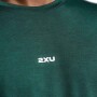 Polo Training Motion Soft Jersey Tee Hombre Dark Moss/white