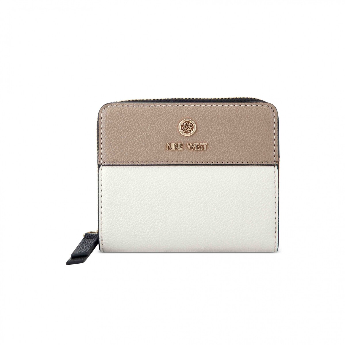 Small Leather Good Lockup 9 Slg Small Zip Around - Milk Multi 