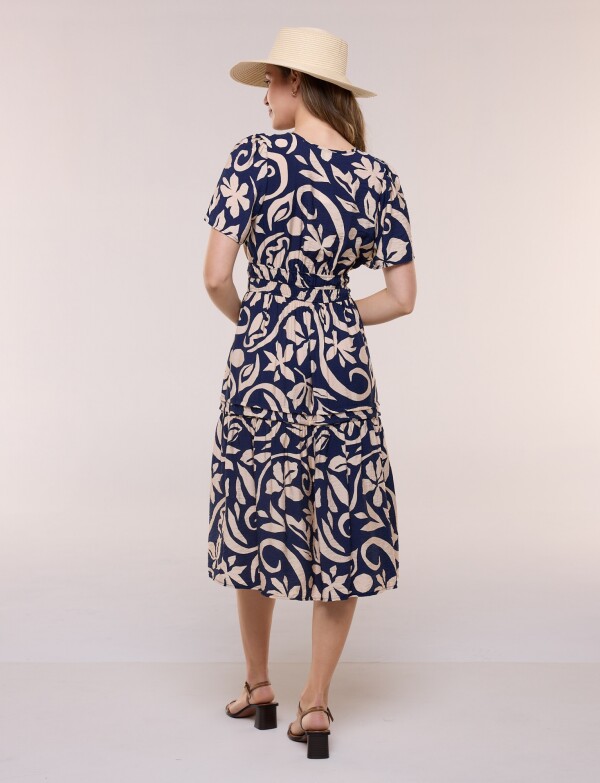 Vestido Printed AZUL/MULTI