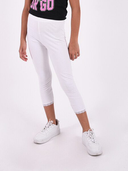 LEGGING LACE BLANCO