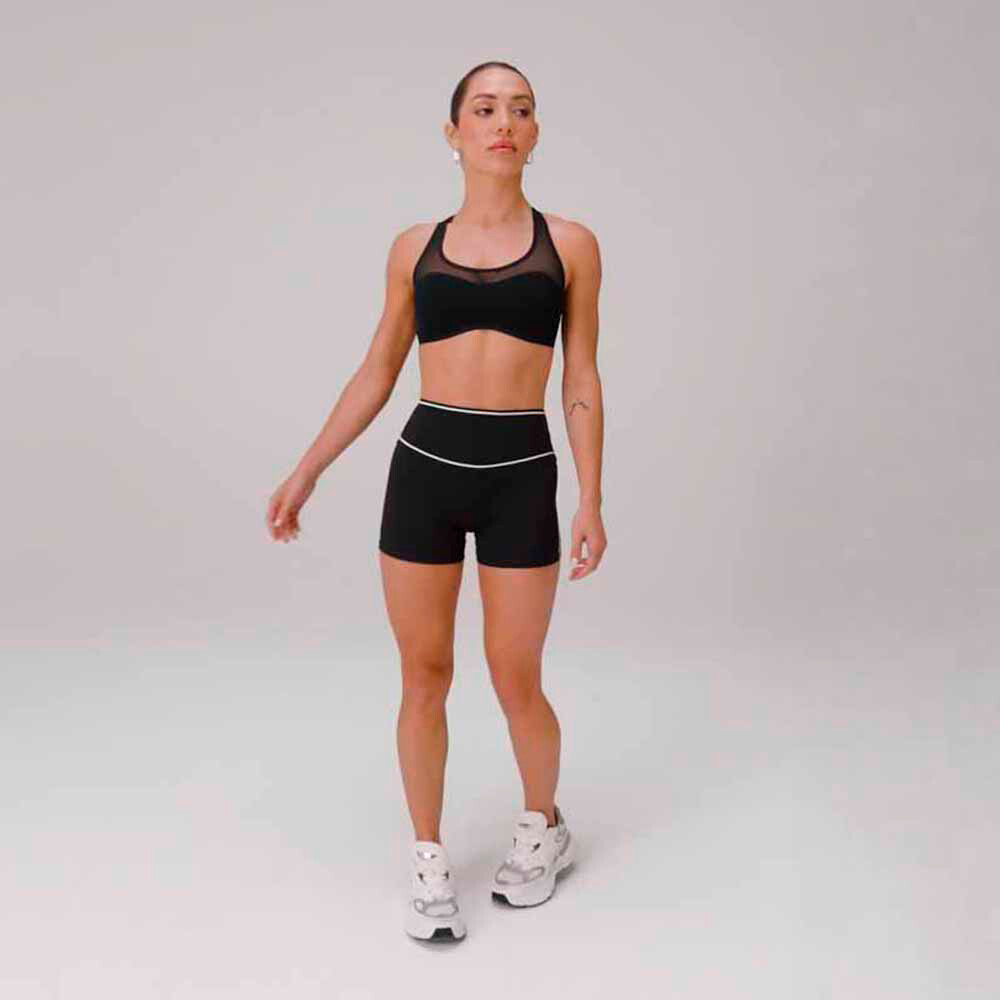 Bra Mesh Low Impact Bra Mujer Almond Milk