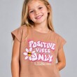 T-SHIRT N. SAILS 3440 M. C positive SALMON