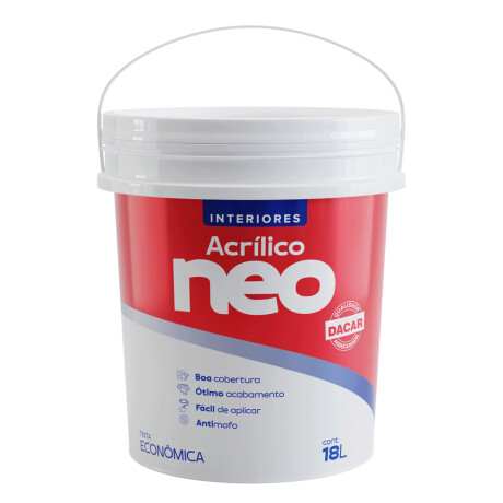 DACAR NEO LATEX ACRILICO BLANCO 18 LITROS Dacar Neo Latex Acrilico Blanco 18 Litros