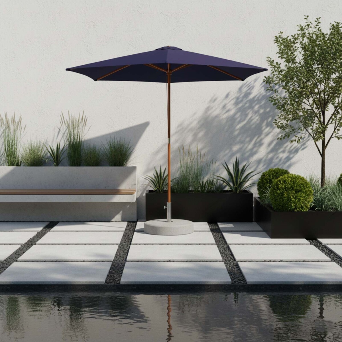 SOMBRILLA - MADERA AZUL NFWP 