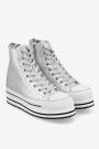 ZAPATILLA OLD SCHOOL - CAÑA SU Plata