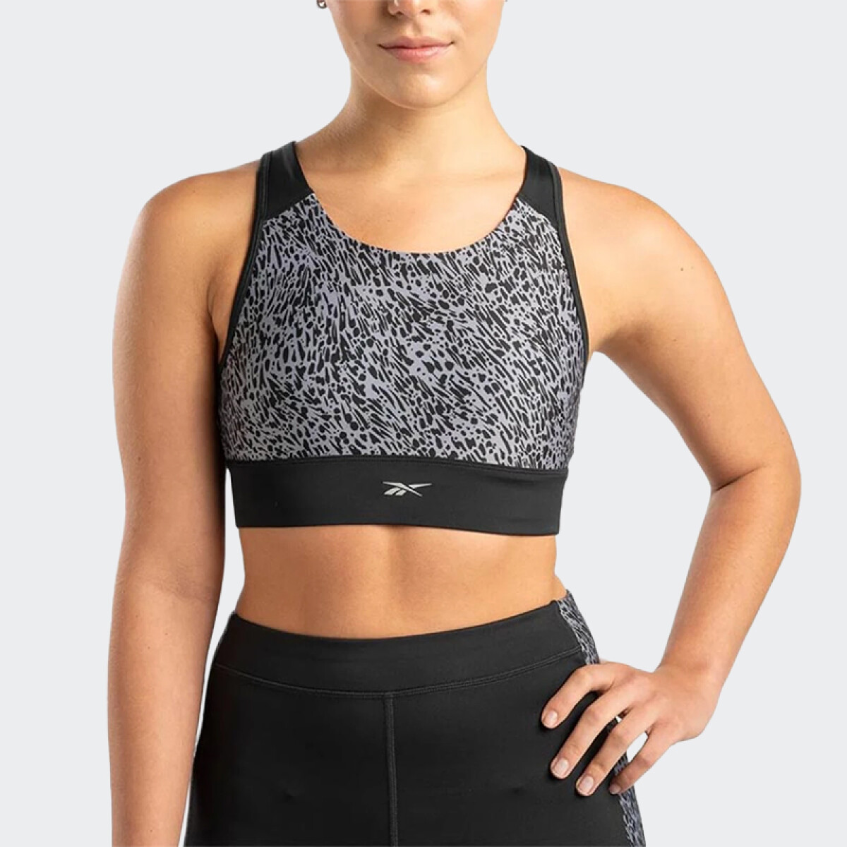 Top Reebok Running Aop - Gris 