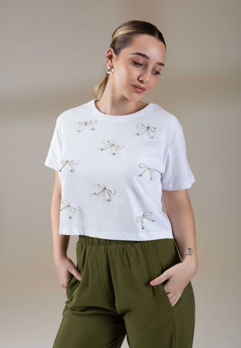 Remera capri Blanco