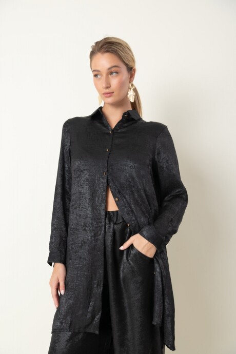 CAMISA PLATA Negro