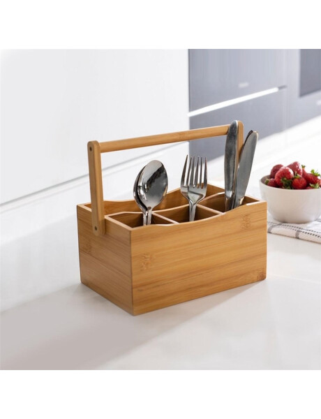 CUBIERTERA MADERA BAMBOO 22x14x12.5/25CM NATURAL CUBIERTERA MADERA BAMBOO 22x14x12.5/25CM NATURAL