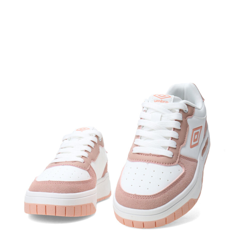 Championes de Niña Umbro Milo Bold Blanco - Rosado
