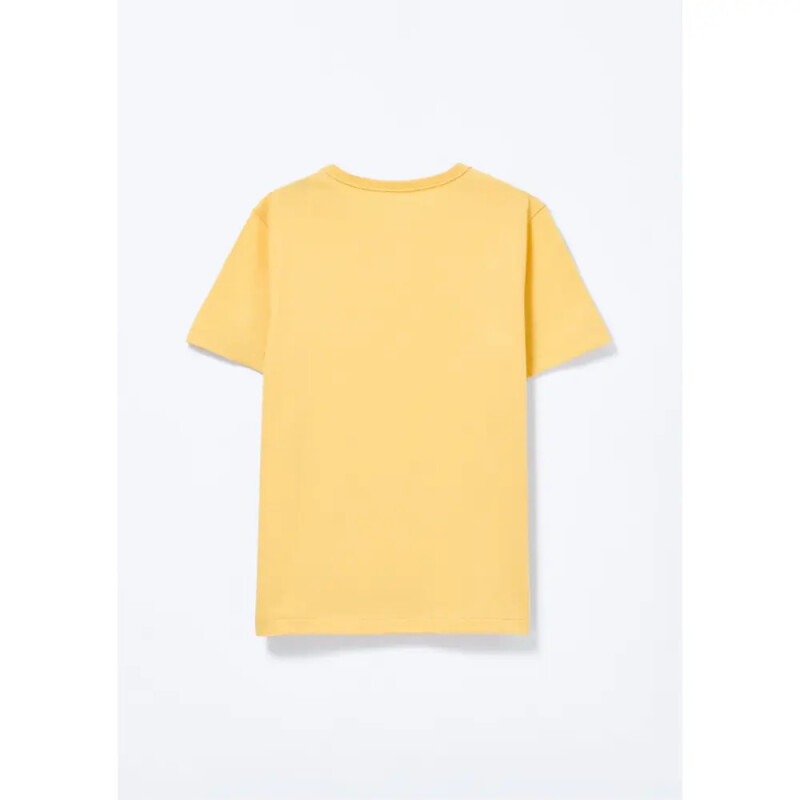CAMISETA MM INFANTIL AMARELO CLARO