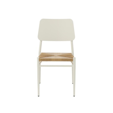 SILLA COMEDOR EXT. ALUMINIO BLANCO HAWAI