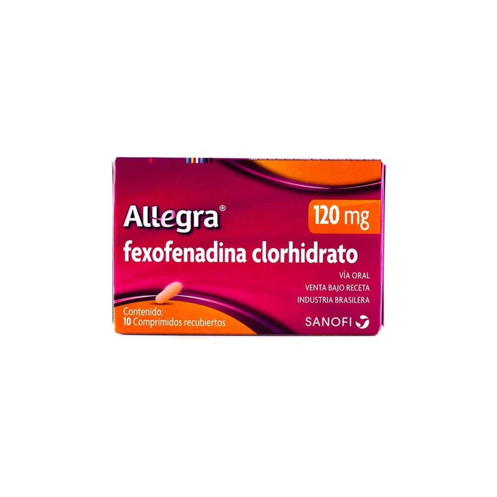 ALLEGRA 120 MG. CJ X 10 COMP.