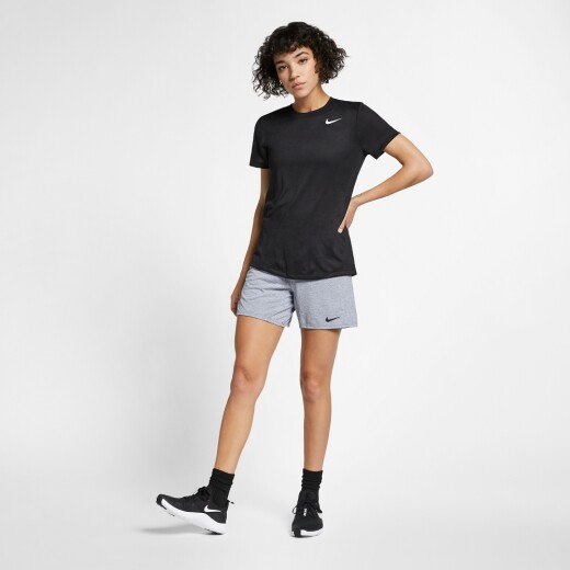 Remera Nike Training Dama Df Leg Tee Crew Black/(White) Color Único