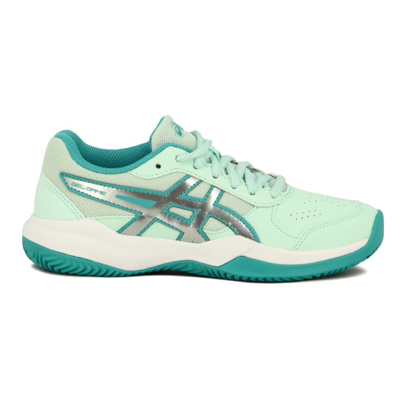 Asics Gel-game 7 Clay/oc Gs - Bio Mint/pure Silver Menta-plata