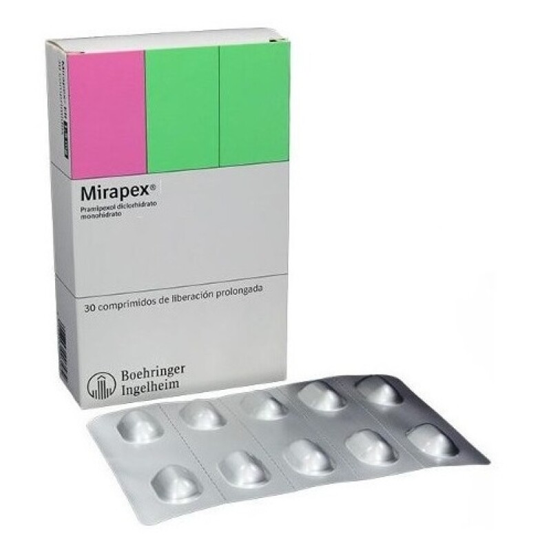 Mirapex/pexola 1.0 Mg. 30 Comp. Mirapex/pexola 1.0 Mg. 30 Comp.