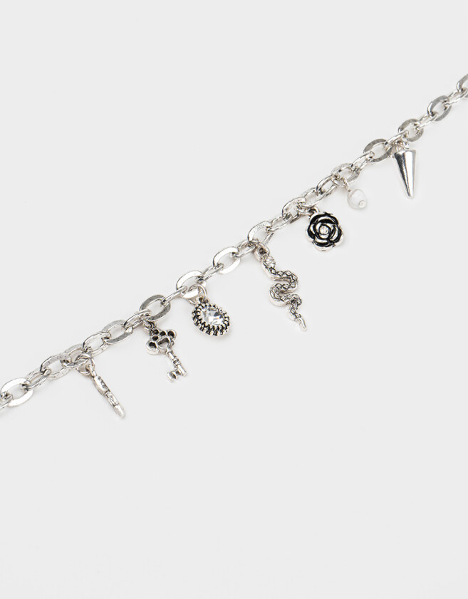 Pulseras Flexibles Bañada en Plata Pulsera Bañada En Plata - Plateado
