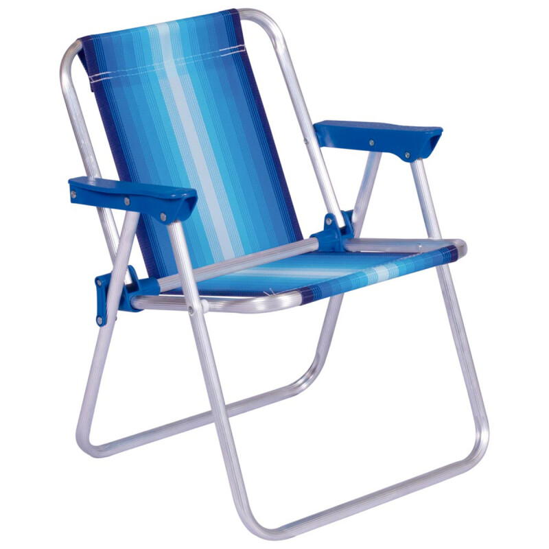 Silla Infantil Alta Aluminio AZUL