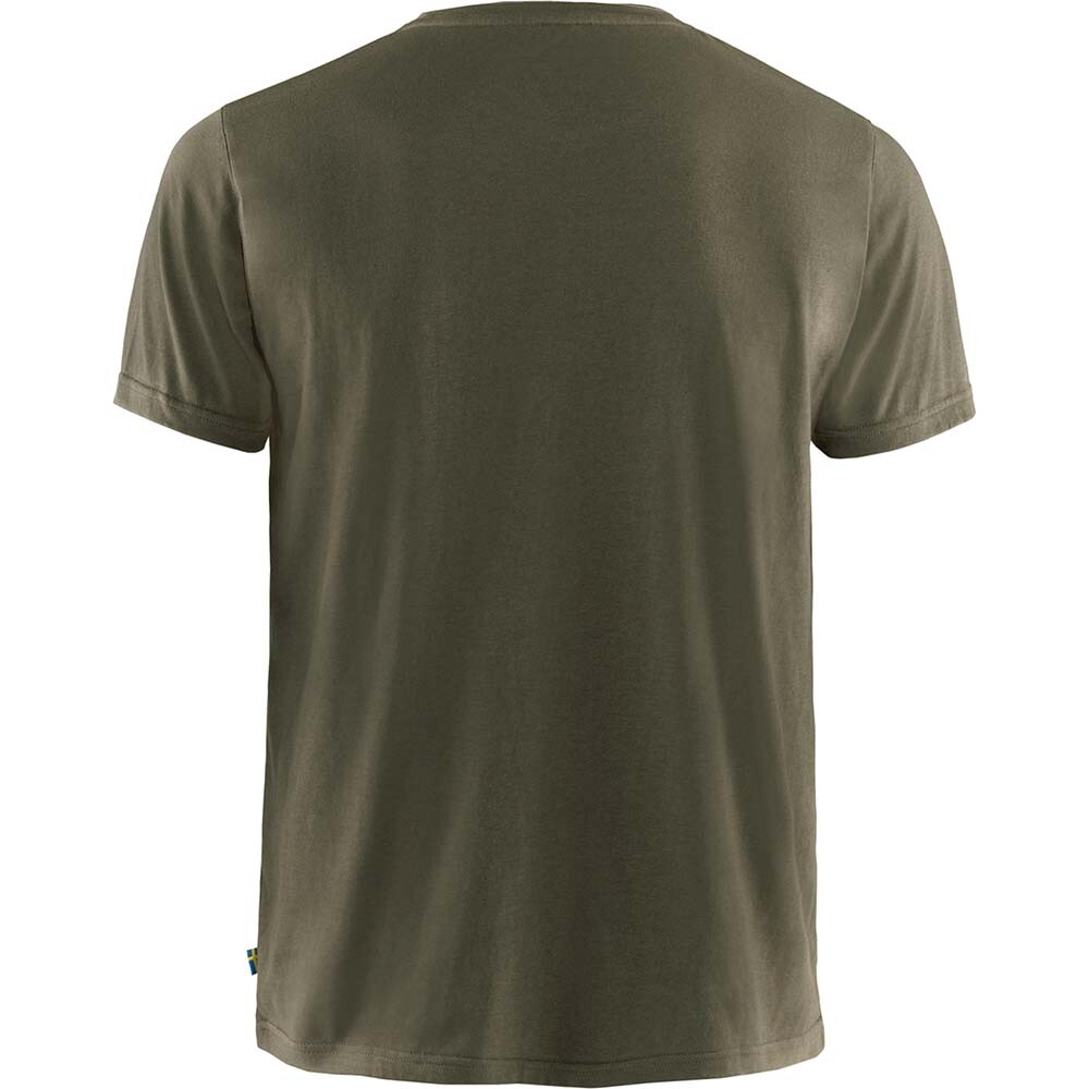 Fjallraven Logo T-shirt M - Hombre Dark Olive