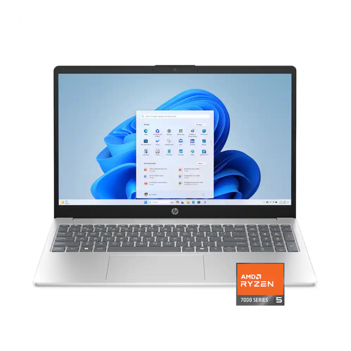 Notebook HP 15-FC0146dx Ryzen 5 7520U 512GB 8GB 15.6" Touch 