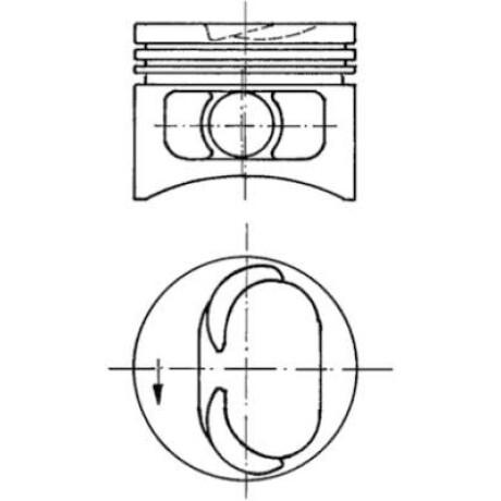 PISTON LADA 82MM SAMARA 1.5 JGO. - PISTON LADA 82MM SAMARA 1.5 JGO. -