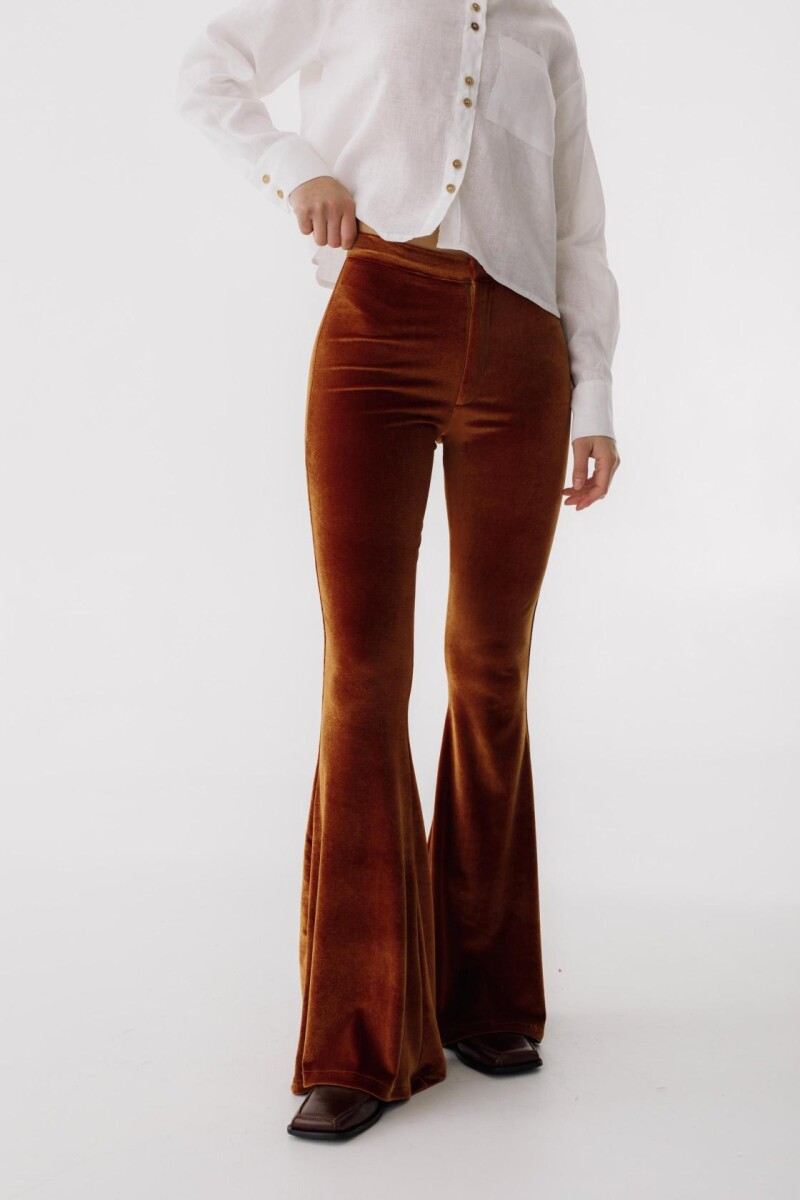 Pantalón Oxford Velvet - Camel 