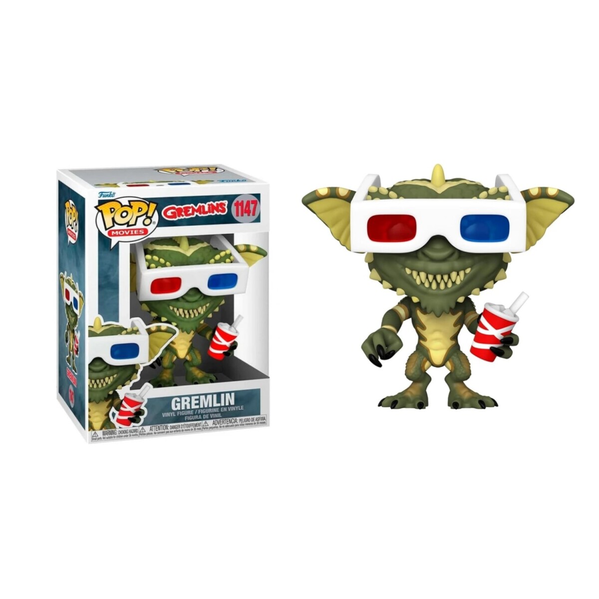 Figura Funko Pop Movies Gremlin con Lentes 3D 