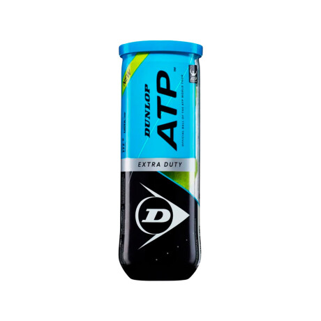 PELOTA DUNLOP TENIS ATP X3 Light Blue & Black