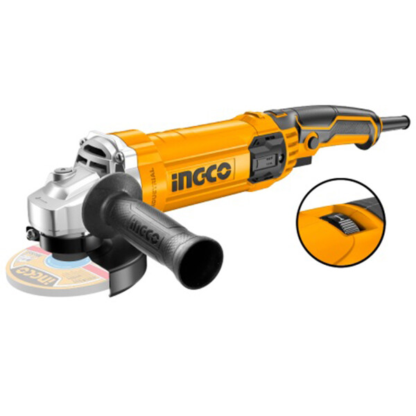 AMOLADORA 1100W VEL VARIABLE 125MM INGCO AG1100385 AMOLADORA 1100W VEL VARIABLE 125MM INGCO AG1100385