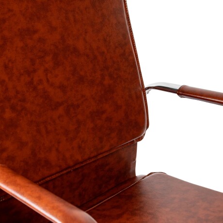 ASIENTO DE OFICINA PU-Y-METAL MARRON HY-1062
