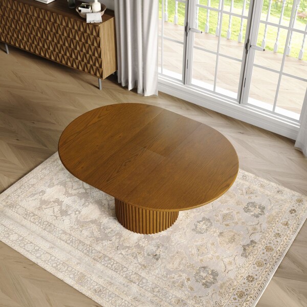 MESA DE COMEDOR VENTAGLIO Roble Claro - CIRCULAR