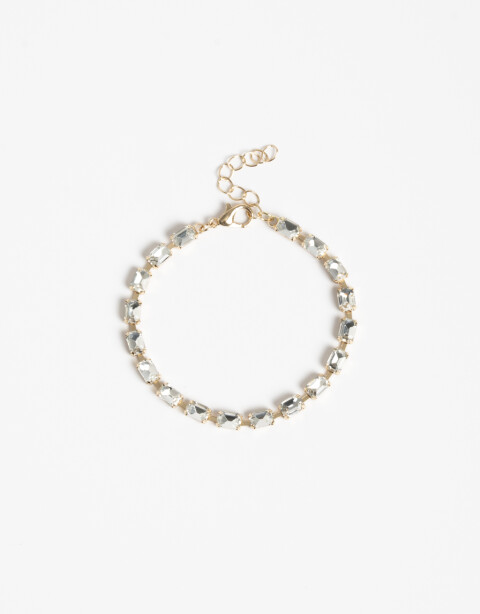 Pulseras Flexibles Color Pulsera Flexible Strass - Cristal