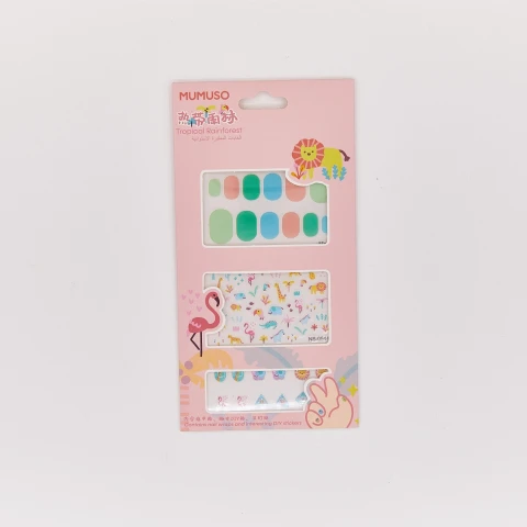 SET DE PEGATINAS PARA UÑAS INFANTILES (04 SELVA TROPICAL) SET DE PEGATINAS PARA UÑAS INFANTILES (04 SELVA TROPICAL)