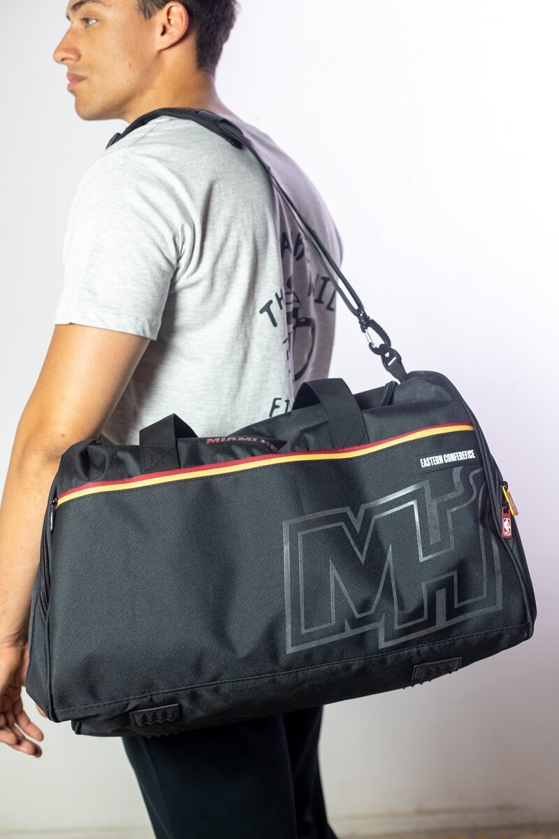 Bolso deportivo Miami Heat- NBA Negro