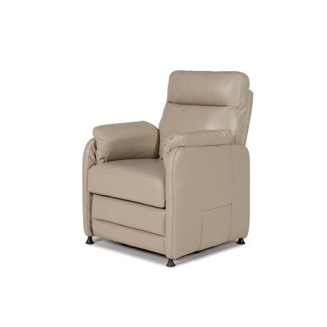 Butaca Max (Reclinable eléctrica) - Cuero Básico 519 (Beige)