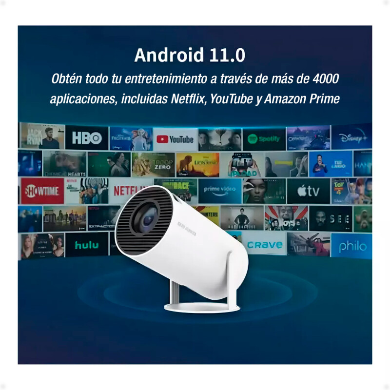 Mini Proyector Inteligente Portátil Ultra Hd Pro Cine En Casa Hy300 Mini Proyector Inteligente Portátil Ultra Hd Pro Cine En Casa Hy300