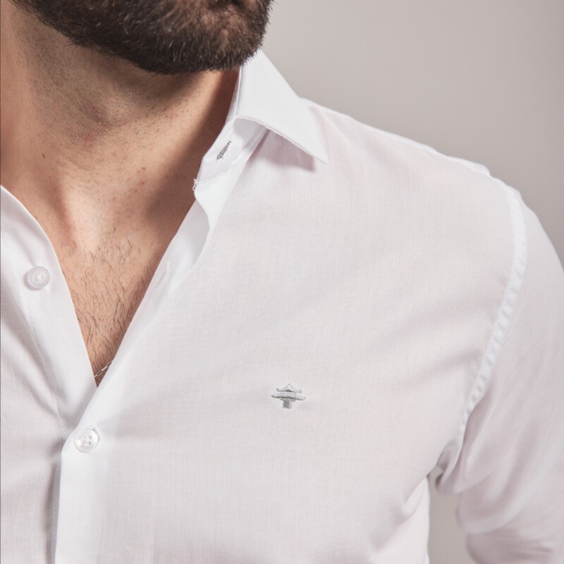 CAMISA LUXURY BLANCO POROS