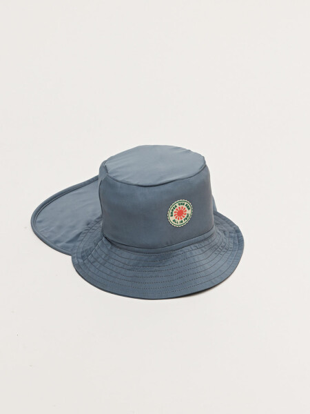 Gorro UV Azul Con Parche