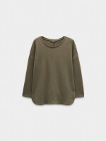Sudadera Básica caqui