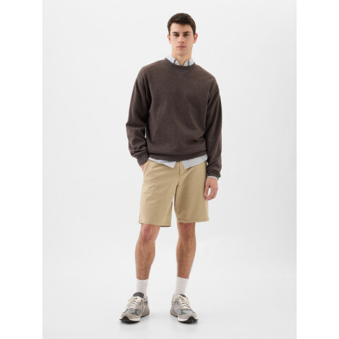 V-9IN ESSENTIAL SHORT ICONIC KHAKI