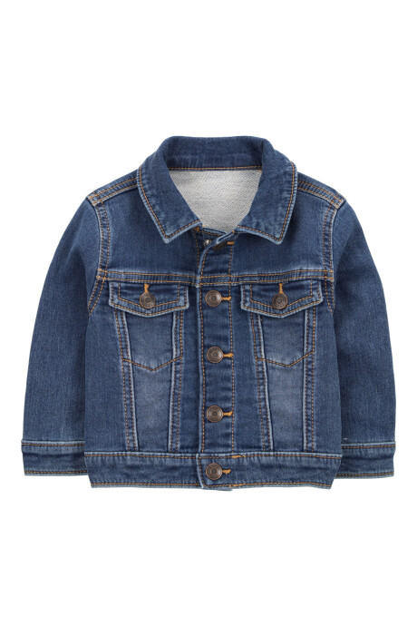 Campera jean clásica Sin color