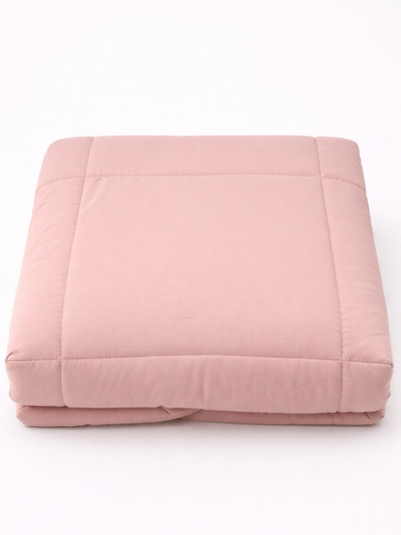 ACOLCHADO 1 PLAZA ROSADO