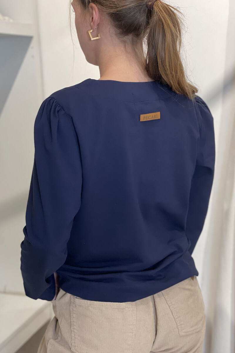 Remera soft Azul