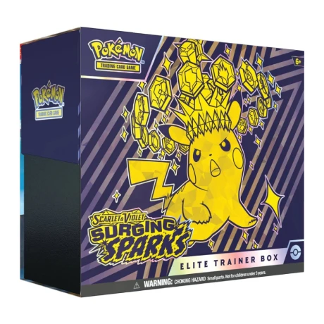 Pokémon TCG: Scarlet & Violet - Surging Sparks - Elite Trainer Box (ETB) [Inglés] Pokémon TCG: Scarlet & Violet - Surging Sparks - Elite Trainer Box (ETB) [Inglés]
