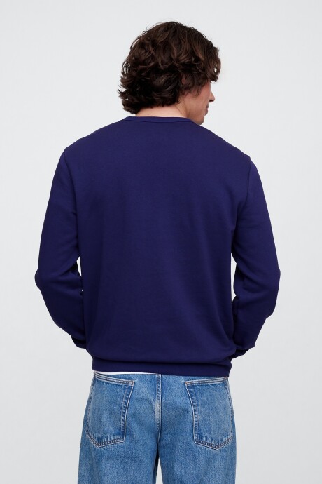 Buzo Deportivo Logo Gap Hombre Twilight Navy